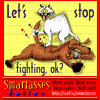 Let's stop fighting, ok?
